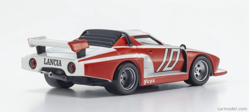 Kyosho Lancia Stratos Turbo Gr.5 N 10 1977 - The Circuit Wolf - By Satoshi Ikezawa - Manga Movie 1:64 Bílá Červená