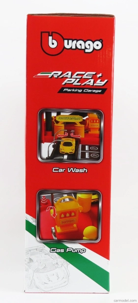 Bburago Accessories Diorama – Level Parking Garage With Ferrari 458 Pista + Laferrari 1:43 rôzne