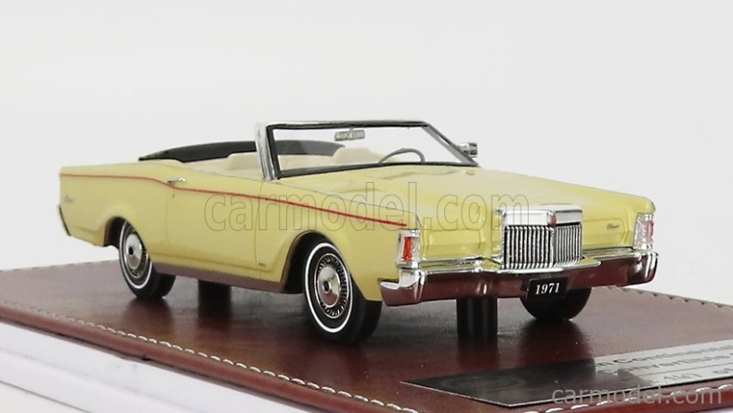 Great-iconic-models Lincoln Continental Mark Iii Convertible 1971 1:43 Žlutá