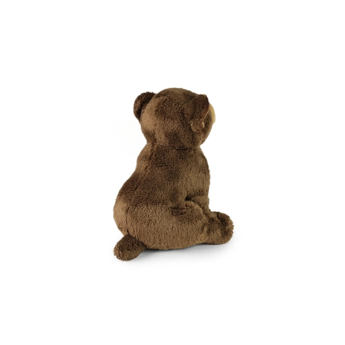 Rappa Plyšový medveď hnedý sediaci 15 cm ECO-FRIENDLY