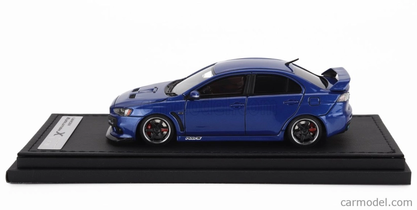 Zapaľovanie-model Mitsubishi Lancer Evolution X (cz4a) 2014 1:43 Blue Met