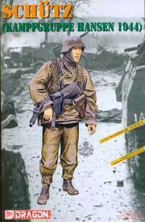 Model Kit figúrky 1623 – SCHÜTZ KAMPFGRUPPE (HANSEN 1944) (1:16)