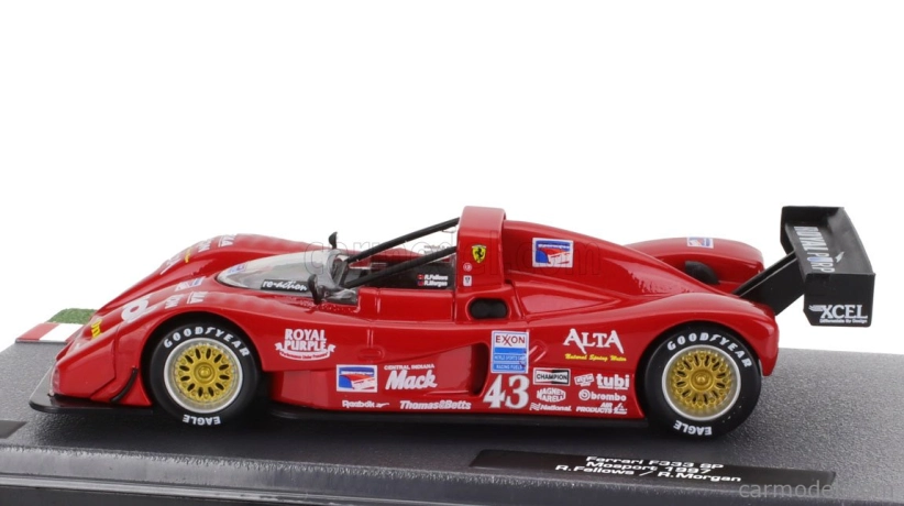 Edicola Ferrari F333 Sp 4.0l V12 Team Scandia N 43 12h Sebring 1997 Charles Morgan - Rob Morgan - Fermin Velez - Andy Evans 1:43 Red