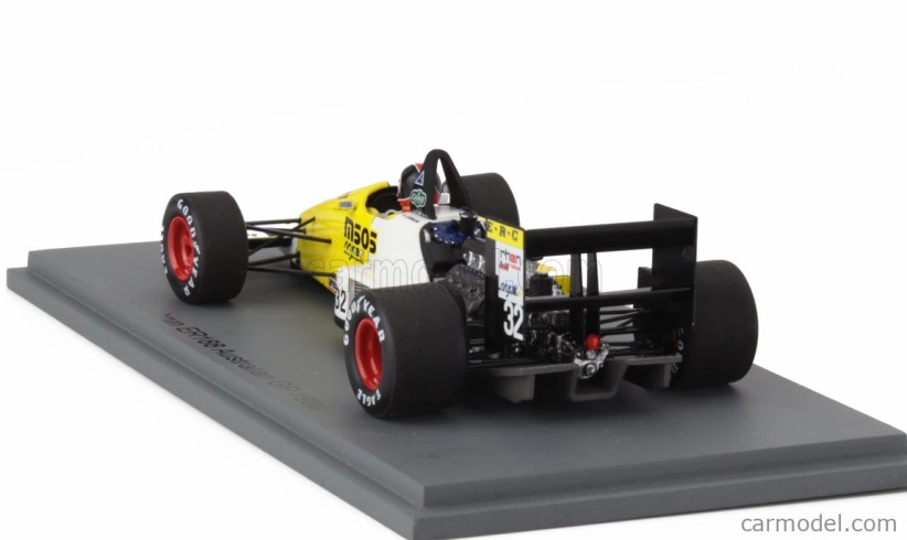 Spark-model Eurobrun F1  Er188 N 32 Australian Gp 1988 Oscar Larrauri 1:43 Žlutá Bílá Černá
