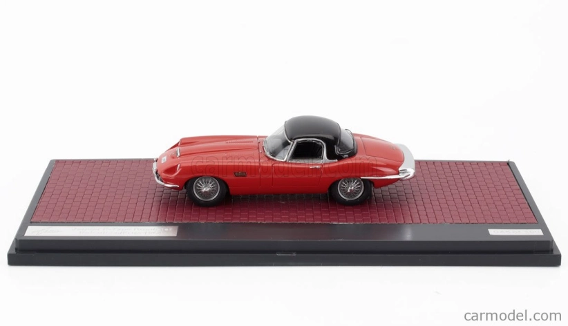 Matrix scale models Jaguar E-type Frua Roadster Closed 1964 1:43 Red