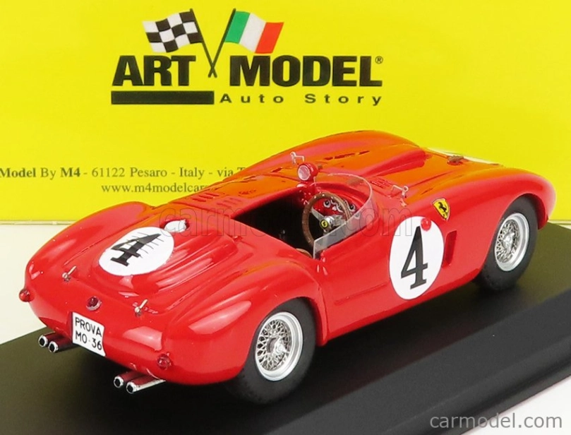 Umelecký model Ferrari 375 Plus 5.0l V12 Spider Team Scuderia Ferrari N 4 Winner 24h Le Mans 1954 Maurice Trintignant - Jose Froilan Gonzales 1:43 Red