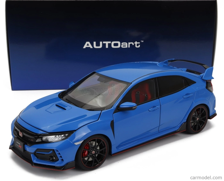 Autoart Honda Civic Type R (fk8) 2021 1:18 Modrá