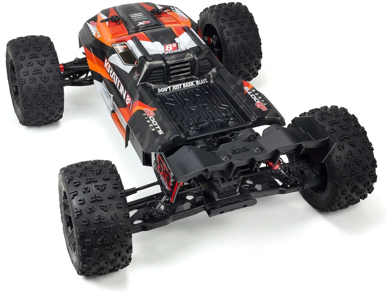 RC auto Arrma Kraton 8S V2 BLX 1:5 Smart RTR, oranžová
