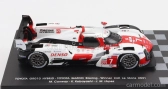 Spark-model Toyota Gr010 3.5l V6 Twin Turbo Hybrid Team Gazoo Racing N 7 Winner 24h Le Mans 2021 M.conway - K.kobayashi - J.m.lopez 1:87 Biela červená
