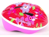 Volare - Dětská přilba Deluxe 51-55cm květiny bílá