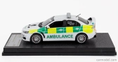 Vitesse Mitsubishi Lancer Evolution X Uk Private Ambulance Service 2008 1:43 Bílá Zelená Žlutá