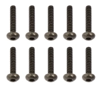 Šrouby, M2x10mm s půlkulatou imbusouvou hlavou