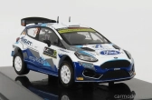 Ixo-models Ford england Fiesta R5 Mkii N 23 Winner Wrc2 Rally Acropolis 2021 N.gryazin - K.aleksandrov 1:43 White Blue
