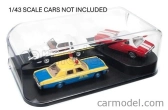 Autoworld Vetrina display box Set 3 In 1 Display Case Interchangeable Inserts - Lungh.lenght Cm 27.0 X Largh.width Cm 14.0 X Alt.height Cm 9.0 (altezza Interna Cm 7.2) 1:24 Plastový Displej