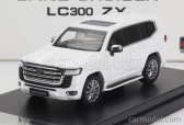 LCD model Toyota Land Cruiser Lc300-zx 2022 1:64 Biela