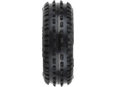 Pro-Line kolo 1:18, pneu Wedge Carpet přední, disk H8 bílý (2) (Losi Mini-B)