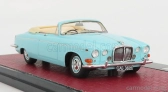 Matrix scale models Jaguar 420g Cabriolet Open 1969 1:43 Blue