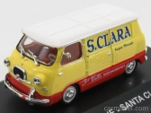 Edicola Fiat 600 Furgone Van Santa Clara 1962 1:43 žltá červená biela