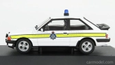 Vanguards Ford england Escort Mkiii Xr3i Police 1990 1:43 Bílá Žlutá
