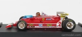 Brumm Ferrari F1  312t5 N 2 Monaco Gp 1980 Gilles Villeneuve - With Driver Figure 1:43 Red