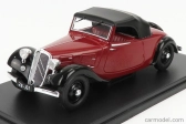 Edicola Citroen Traction 7c Avant Cabriolet Soft-top Closed 1934 1:24 Copper Black