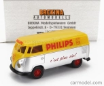 Brekina plast Volkswagen T1 Van Philips 1960 1:87 Stříbrná Žlutá