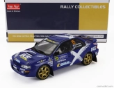 Sun-star Subaru Impreza 555 N 15 Rally Mythical Cars 2023 Alister Mcrae - Stuart Loudon Logiman 1:18 Modrá Bílá