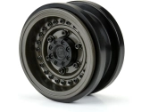 Pro-Line disk 2.9" Black Rhino Armory Gunmetal Aluminum Dual Offset (+5/+10): Axial SCX6