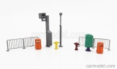 Tiny toys Accessories Set Transenne Street - Barricades - Semaforo - Traffic-lights 1:43 /