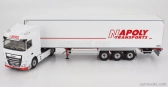 Eligor DAF Xf 460 My17 Truck Semi-frigo Napoly Transports 2017 1:43 Biela