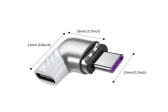 120 W magnetický nabíjací adaptér USB-C na smartfóny/tablety