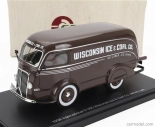 Esval model International D-300 N 601 Van Wisconsin Ice & Coal Co. 1938 - kocky ľadu - ľadová drť 1:43 Hnedá