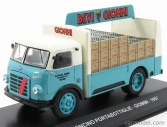 Edicola Om fiat Leoncino Truck Portabottiglie Giommi 1957 1:43 Light Blue Cream