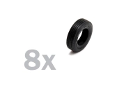 Italeri doplňky - TRUCK RUBBER TYRES (8x) (1:24)
