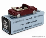 Officina-942 Fiat 1400 Cabriolet Open 1950 1:76 Bordeaux