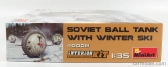 Miniart Tank Sovietsky guľový tank so zimnými lyžami 1:35 /