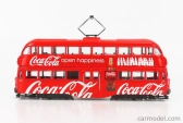 Corgi Blackpool Decker Double Tram Bus Coca-cola Open Happiness 1934 1:76 červená biela