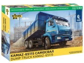 Zvezda Kamaz 65115 Truck Cassone Ribaltabile 3-assi 2006 1:43 /