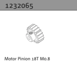1232065 - Motor Pinion 18T M0.8