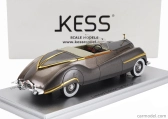Kess-model Rolls royce Phantom Iii Labourdette Vutotal Cabriolet Open 1947 1:43 Grey Gold Met