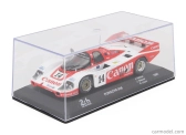 Edicola Porsche 956 2.6l Twin Turbo Team Richard Lloyd Racing N 14 2nd 24h Le Mans 1985 Jonathan Palmer - James Weaver - Richard Lloyd 1:43 Bílá Červená
