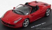 Edicola Ferrari 458 Italia Spider Cabriolet 2011 1:43 Red