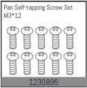 1230895 - M3*12 Pan self-tapping Screw Set (10)