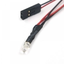 Ultra svítivý F/R LED světelný kit pro Traxxas TRX-4M (3mm LED - 2x bílá, 2x červená)