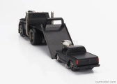 Maisto Chevrolet C-60 Flatbed Car Transporter 1966 With 454 Ss Pick-up Custom 1993 1:64 Black