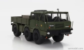 Ixo-models Tatra 813 Nva 6x6 Truck Cassonato Double Cabine 3-assi 1968 1:43 Vojenská Zelená