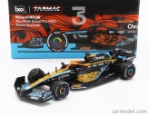 Tarmac Mclaren F1  Mcl36 Team Mclaren N 3 Abu Dhabi Gp 2022 Daniel Ricciardo 1:64 Oranžová Světle Modrá