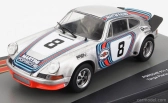 Edicola Porsche 911 Carrera 2.8 Rsr Coupe Team Martini Racing N 8 Winner Targa Florio 1973 Herbert Muller - Gijs Van Ennep 1:43 Stříbrná Červená Modrá