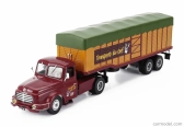 Edicola Willeme Lc610 Truck Transports Du Cerf 1952 - bez karty Box 1:43 červená oranžová zelená