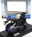 Maisto Yamaha Mt-10 Sp 2023 1:18 čierna strieborná